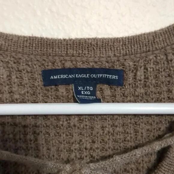 American Eagle Outfitters lace up knit sweater size XL - Picture 3 of 5